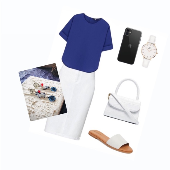 Earrings with a Mother of Pearl - Picture 17 of 17